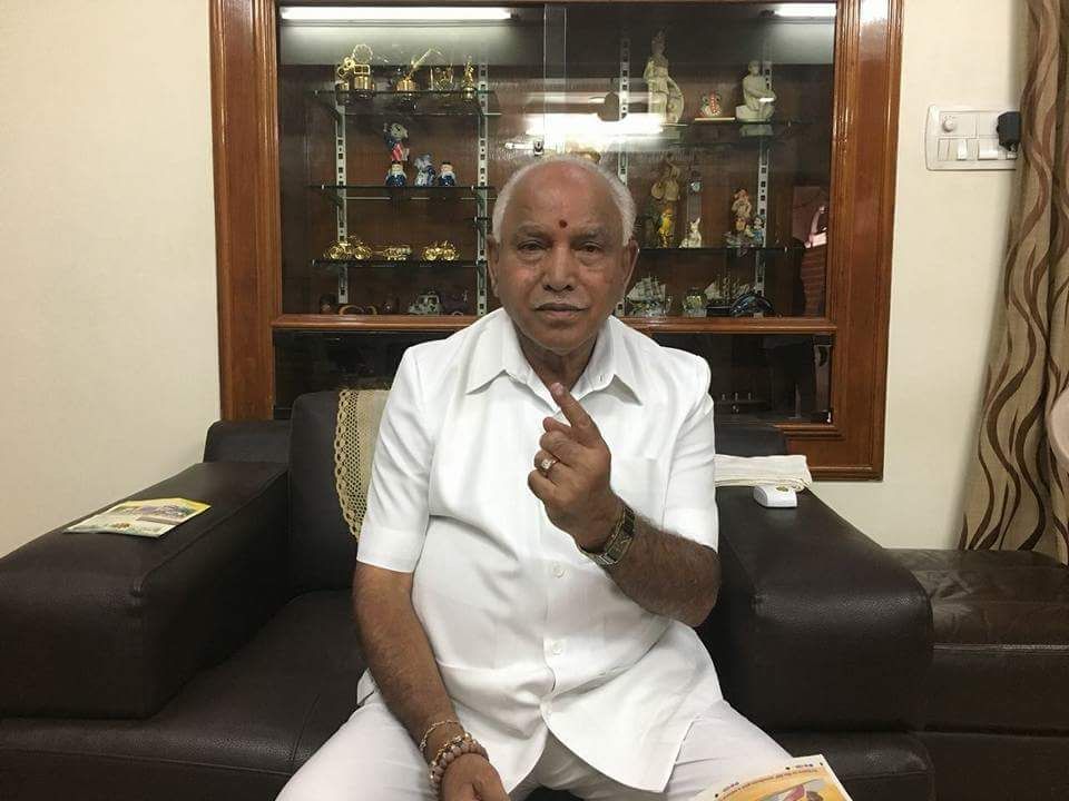 ಯಡಿಯೂರಪ್ಪ, ಡಾ.ಜಿ.ಪರಮೇಶ್ವರ್, ಕುಮಾರಸ್ವಾಮಿ ಮತದಾನ